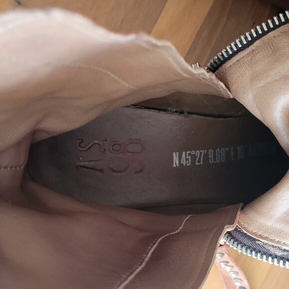 A.S.98 womens brown leather boots. Size EU39 - Picture 4 of 7